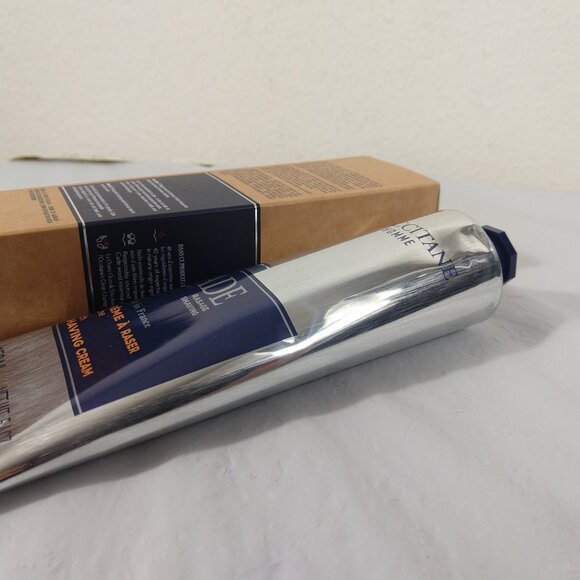 L'Occitane CADE Men's Rich Shaving Cream Tube 5.4 oz / 150 ml NIB - Picture 3 of 5